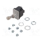 Intrerupator basculant, 2 pozitii, mod comutare ON-ON, DPDT, HONEYWELL - 2TL1-3D