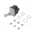 Intrerupator basculant, 2 pozitii, mod comutare ON-ON, DPDT, HONEYWELL - 2TL1-3G