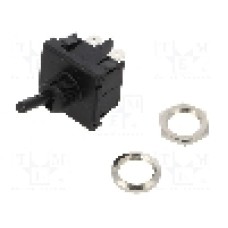 Intrerupator basculant, 2 pozitii, mod comutare ON-ON, DPDT, Marquardt - 01824.1101-01