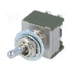 Intrerupator basculant, 2 pozitii, mod comutare ON-ON, DPDT, NKK SWITCHES - M2022SS4W01