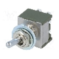 Intrerupator basculant, 2 pozitii, mod comutare ON-ON, DPDT, NKK SWITCHES - M2022SS4W01