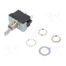Intrerupator basculant, 2 pozitii, mod comutare ON-ON, DPDT, Nidec Copal Electronics - ET220N12-Z