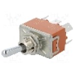 Intrerupator basculant, 2 pozitii, mod comutare ON-(ON), DPDT, PANASONIC - T215RAULCSAFJ Intrerupator basculant, 2 pozitii, mod comutare ON-(ON), DPDT, PANASONIC - T215RAULCSAFJ