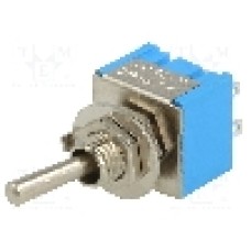 Intrerupator basculant, 2 pozitii, mod comutare ON-ON, DPDT, {{Producator}} - 