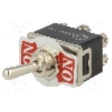 Intrerupator basculant, 2 pozitii, mod comutare ON-ON, DPDT, {{Producator}} - KN3(C)202AA2