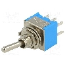 Intrerupator basculant, 2 pozitii, mod comutare ON-ON, DPDT, {{Producator}} - TSM202A2