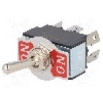 Intrerupator basculant, 2 pozitii, mod comutare ON-ON, DPDT, SCI, R13-28B-01-HPH, T212430 Intrerupator basculant, 2 pozitii, mod comutare ON-ON, DPDT, SCI, R13-28B-01-HPH, T212430