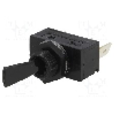 Intrerupator basculant, 2 pozitii, mod comutare ON-ON, SPDT, BULGIN - C1710HO Intrerupator basculant, 2 pozitii, mod comutare ON-ON, SPDT, BULGIN - C1710HO