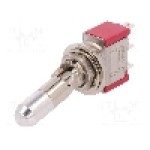 Intrerupator basculant, 2 pozitii, mod comutare ON-ON, SPDT, C&K - 7101K2ZQE Intrerupator basculant, 2 pozitii, mod comutare ON-ON, SPDT, C&K - 7101K2ZQE