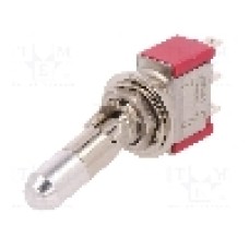 Intrerupator basculant, 2 pozitii, mod comutare ON-ON, SPDT, C&K - 7101K2ZQE Intrerupator basculant, 2 pozitii, mod comutare ON-ON, SPDT, C&K - 7101K2ZQE