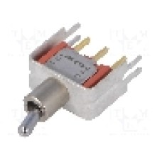 Intrerupator basculant, 2 pozitii, mod comutare ON-ON, SPDT, C&K - 7101MD9V3BE