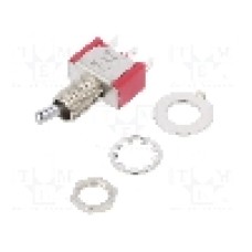 Intrerupator basculant, 2 pozitii, mod comutare ON-ON, SPDT, C&K - 7101MYZQE