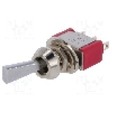 Intrerupator basculant, 2 pozitii, mod comutare ON-ON, SPDT, C&K - 7101P3YZQE Intrerupator basculant, 2 pozitii, mod comutare ON-ON, SPDT, C&K - 7101P3YZQE