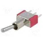 Intrerupator basculant, 2 pozitii, mod comutare ON-ON, SPDT, IC SWITCHES - IC1101T1B2M2QE Intrerupator basculant, 2 pozitii, mod comutare ON-ON, SPDT, IC SWITCHES - IC1101T1B2M2QE