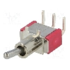 Intrerupator basculant, 2 pozitii, mod comutare ON-ON, SPDT, IC SWITCHES - IC1101T2B4M6QE