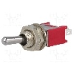 Intrerupator basculant, 2 pozitii, mod comutare ON-ON, SPDT, IC SWITCHES - IC1102T2B1M1QE Intrerupator basculant, 2 pozitii, mod comutare ON-ON, SPDT, IC SWITCHES - IC1102T2B1M1QE