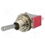 Intrerupator basculant, 2 pozitii, mod comutare ON-(ON), SPDT, IC SWITCHES - IC1501T1B1M1QE Intrerupator basculant, 2 pozitii, mod comutare ON-(ON), SPDT, IC SWITCHES - IC1501T1B1M1QE