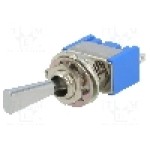 Intrerupator basculant, 2 pozitii, mod comutare ON-ON, SPDT, MIYAMA - MS-500A-F Intrerupator basculant, 2 pozitii, mod comutare ON-ON, SPDT, MIYAMA - MS-500A-F