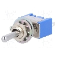 Intrerupator basculant, 2 pozitii, mod comutare ON-(ON), SPDT, MIYAMA - MS-500B-B Intrerupator basculant, 2 pozitii, mod comutare ON-(ON), SPDT, MIYAMA - MS-500B-B