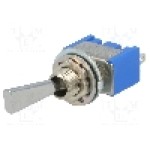 Intrerupator basculant, 2 pozitii, mod comutare ON-(ON), SPDT, MIYAMA - MS-500B-F Intrerupator basculant, 2 pozitii, mod comutare ON-(ON), SPDT, MIYAMA - MS-500B-F