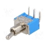 Intrerupator basculant, 2 pozitii, mod comutare ON-ON, SPDT, NINIGI - TSM102C3 Intrerupator basculant, 2 pozitii, mod comutare ON-ON, SPDT, NINIGI - TSM102C3