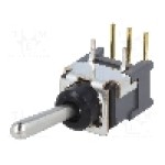 Intrerupator basculant, 2 pozitii, mod comutare ON-ON, SPDT, NKK SWITCHES - B12AH Intrerupator basculant, 2 pozitii, mod comutare ON-ON, SPDT, NKK SWITCHES - B12AH