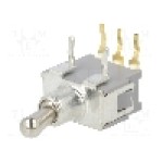 Intrerupator basculant, 2 pozitii, mod comutare ON-ON, SPDT, Nidec Copal Electronics - ATE1D-5M3-10-Z Intrerupator basculant, 2 pozitii, mod comutare ON-ON, SPDT, Nidec Copal Electronics - ATE1D-5M3-10-Z