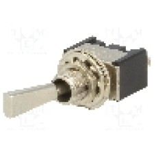 Intrerupator basculant, 2 pozitii, mod comutare ON-(ON), SPDT, {{Producator}} - TSM112F1