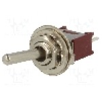 Intrerupator basculant, 2 pozitii, mod comutare ON-ON, SPDT, {{Producator}} - TSSM1022A2 Intrerupator basculant, 2 pozitii, mod comutare ON-ON, SPDT, {{Producator}} - TSSM1022A2