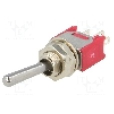 Intrerupator basculant, 2 pozitii, mod comutare ON-ON, SPDT, SALECOM ELECTRONICS - SKS04S