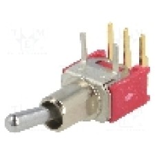 Intrerupator basculant, 2 pozitii, mod comutare ON-ON, SPDT, SALECOM ELECTRONICS - SKS06LP