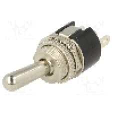 Intrerupator basculant, 2 pozitii, mod comutare ON-ON, SPDT, SCI - R13-37 Intrerupator basculant, 2 pozitii, mod comutare ON-ON, SPDT, SCI - R13-37