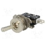 Intrerupator basculant, 2 pozitii, mod comutare ON-ON, SPST-NO + SPST-NC, PROMET - 83 544 02S Intrerupator basculant, 2 pozitii, mod comutare ON-ON, SPST-NO + SPST-NC, PROMET - 83 544 02S