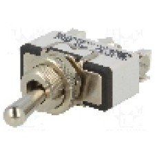 Intrerupator basculant, 2 pozitii, mod comutare ON-(ON), SPST, APEM - 635H