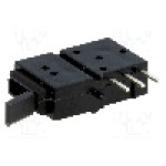 Intrerupator basculant, 2 pozitii, mod comutare ON-(ON), SPST, MENTOR - 1850.6031 Intrerupator basculant, 2 pozitii, mod comutare ON-(ON), SPST, MENTOR - 1850.6031