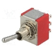 Intrerupator basculant, 3 pozitii, mod comutare ON-OFF-ON, 3P3T, {{Producator}} - 