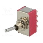 Intrerupator basculant, 3 pozitii, mod comutare ON-OFF-ON, 4P3T, IC SWITCHES - IC4201T1B1M1QE Intrerupator basculant, 3 pozitii, mod comutare ON-OFF-ON, 4P3T, IC SWITCHES - IC4201T1B1M1QE