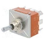 Intrerupator basculant, 3 pozitii, mod comutare ON-OFF-ON, 4P3T, PANASONIC - T415PAULCSAFJ