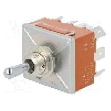 Intrerupator basculant, 3 pozitii, mod comutare ON-OFF-ON, 4P3T, PANASONIC - T415PAULCSAFJ