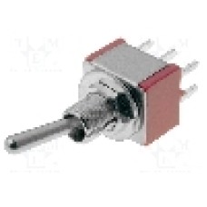 Intrerupator basculant, 3 pozitii, mod comutare ON-OFF-(ON), DP3T, IC SWITCHES - 