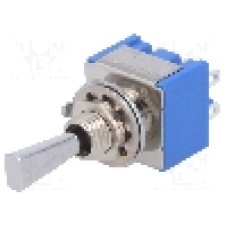 Intrerupator basculant, 3 pozitii, mod comutare (ON)-OFF-(ON), DP3T, MIYAMA - MS-500J-F