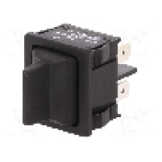 Intrerupator basculant, 3 pozitii, mod comutare (ON)-OFF-(ON), DP3T, Marquardt - 1819.1302