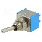 Intrerupator basculant, 3 pozitii, mod comutare ON-OFF-ON, DP3T, NINIGI - TSX203 Intrerupator basculant, 3 pozitii, mod comutare ON-OFF-ON, DP3T, NINIGI - TSX203