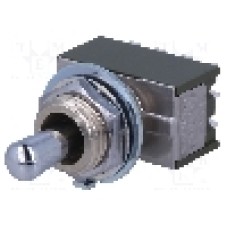 Intrerupator basculant, 3 pozitii, mod comutare ON-OFF-ON, DP3T, NKK SWITCHES - M2043BB1W01