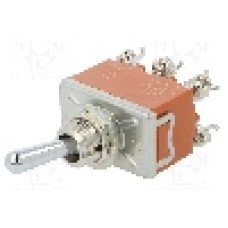 Intrerupator basculant, 3 pozitii, mod comutare ON-OFF-ON, DP3T, PANASONIC - T215PSULCSAFJ