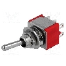 Intrerupator basculant, 3 pozitii, mod comutare ON-OFF-ON, DP3T, {{Producator}} - 