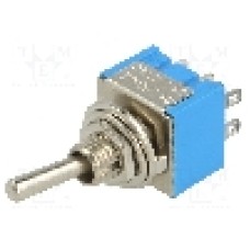 Intrerupator basculant, 3 pozitii, mod comutare ON-OFF-ON, DP3T, {{Producator}} -  Intrerupator basculant, 3 pozitii, mod comutare ON-OFF-ON, DP3T, {{Producator}} -