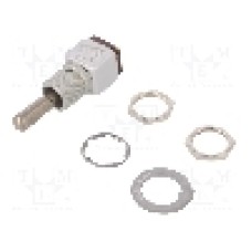 Intrerupator basculant, 3 pozitii, mod comutare (ON)-OFF-(ON), DPDT, HONEYWELL - 12TW1-7