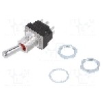Intrerupator basculant, 3 pozitii, mod comutare (ON)-OFF-ON, DPDT, HONEYWELL - 2MT1-5