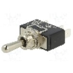 Intrerupator basculant, 3 pozitii, mod comutare (ON)-OFF-(ON), SP3T, BULGIN - C3922BA Intrerupator basculant, 3 pozitii, mod comutare (ON)-OFF-(ON), SP3T, BULGIN - C3922BA